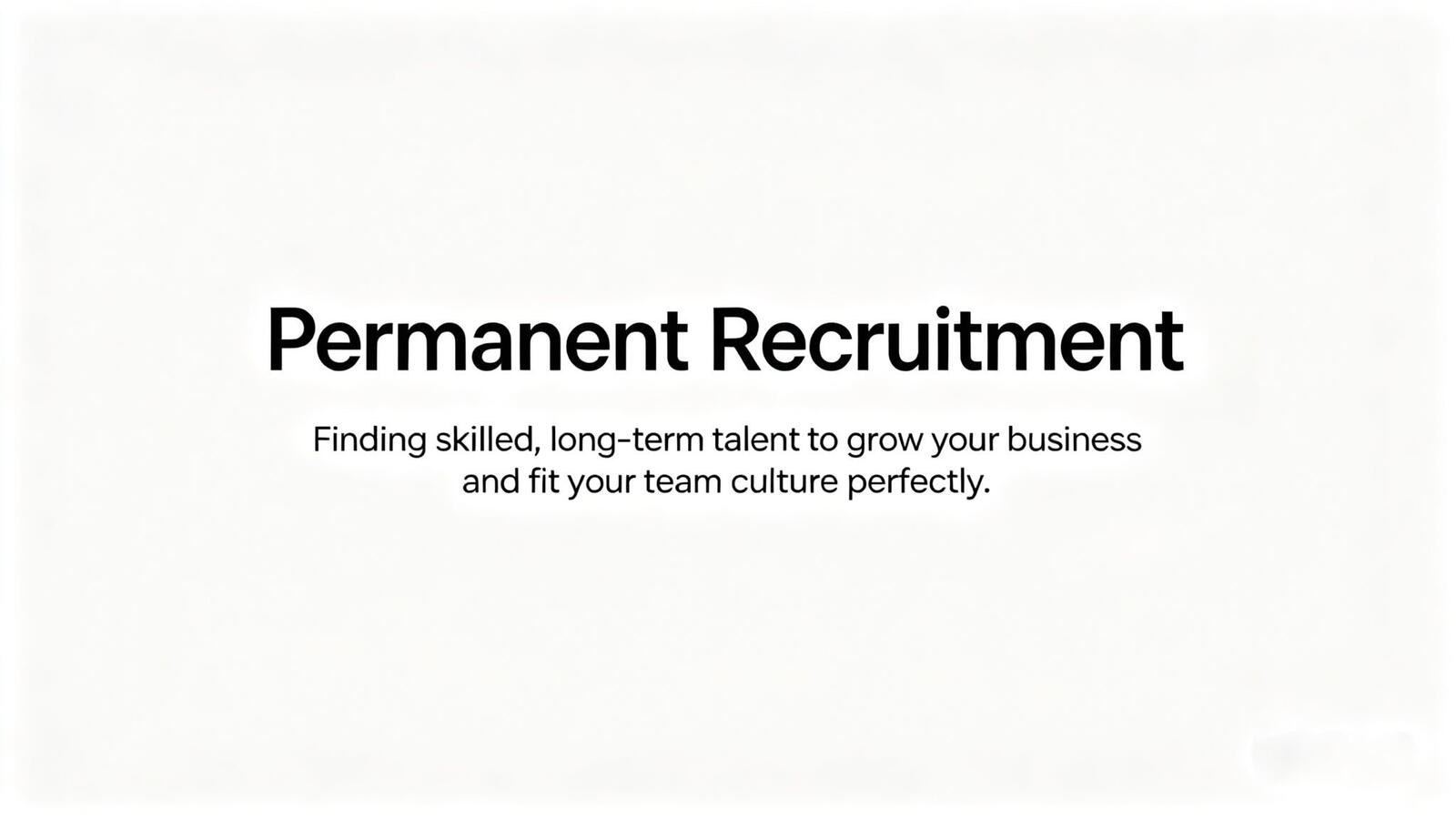 Permanent recruitment services by EsosaWorks — finding long‑term talent for UK businesses