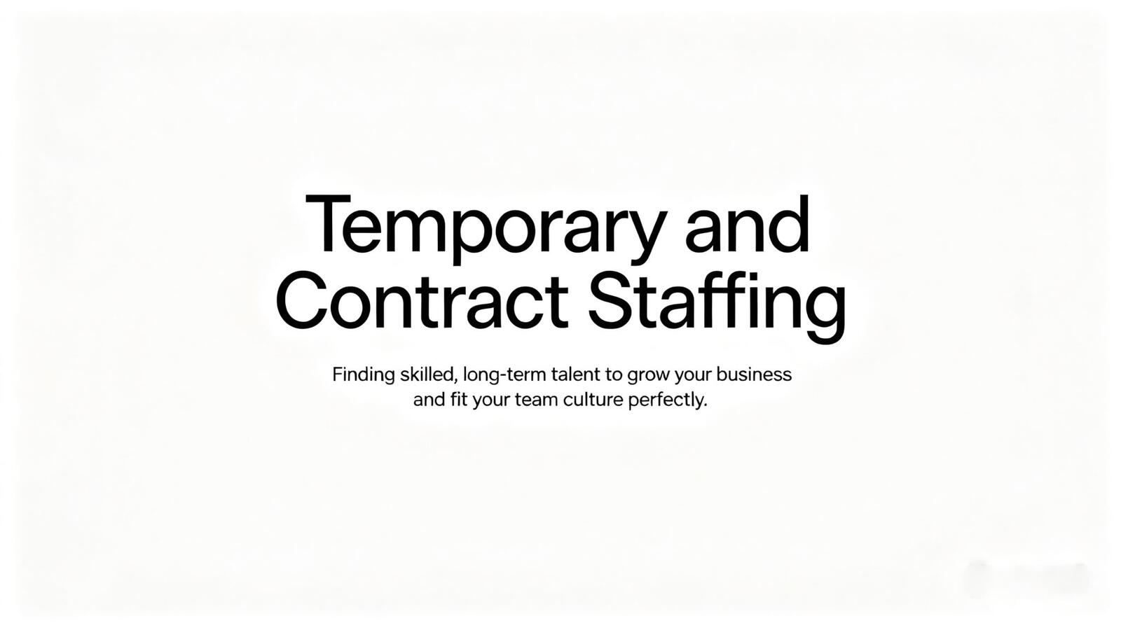 flexible temporary and contract staffing solutions across the UK