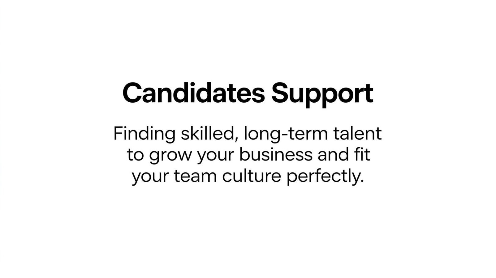 Career guidance, interview prep and job search support for candidates